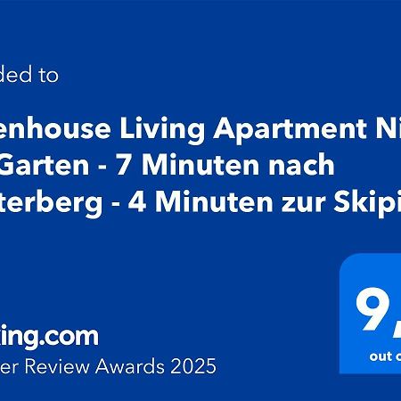 Greenhouse Living Apartment Nivis Mit Garten - 4 Minuten Nach Winterberg - Wandern, Mountainbike Fahren - Natur Geniessen Medebach Bagian luar foto
